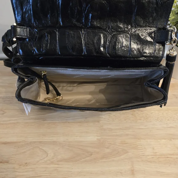 Brahmin Jenah Shoulder Bag – Black Castle View - Picture 7 of 7